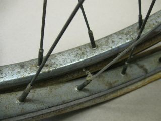 Vtg 50s Raleigh Clubman Bike 27x1 - 1/4 Dunlop Special Lightweight Rims Tires Hubs 8