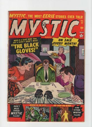 Mystic 11 Vintage Marvel Atlas Comic Pre - Code/hero Horror Golden Age 10c