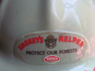 Smokeys Helper Tonka Toy Helmet Smokey The Bear Protect Our Forest Prevent Fires