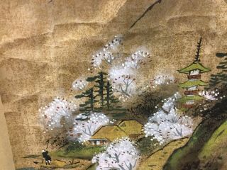 NISHINOMIYA Japanese Woodblock Print Vtg.  signed and stamped.  18” x 12” UNFRAMED 5