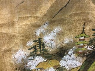 NISHINOMIYA Japanese Woodblock Print Vtg.  signed and stamped.  18” x 12” UNFRAMED 8