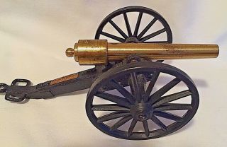 Cast Iron & Brass Cannon Ball Gun C - 1/6 Mf Co.  Fort Pulaski Ga