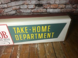 VINTAGE Michelob TAKE HOME DEPARTMENT LIGHTED SIGN 1950s 60’s Neon Products Inc 5