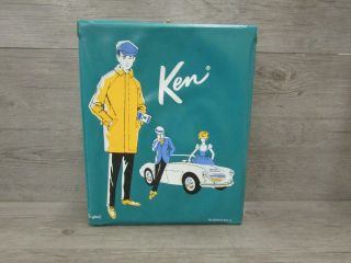 Vintage 1962 Mattel Ken Doll With Case And Accessories