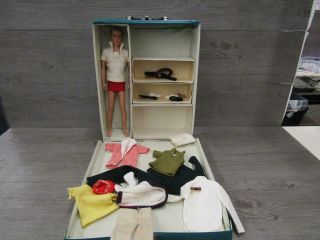Vintage 1962 Mattel Ken Doll with Case and Accessories 4