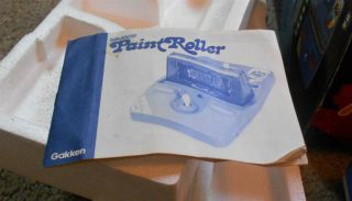 PAINT ROLLER Rare Vintage Gakken Electronic LSI Table Top Handheld Game 1982 NOS 4
