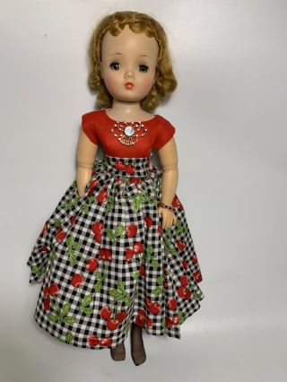 Vintage 1950s Madame Alexander Cissy Doll Blonde 20 "