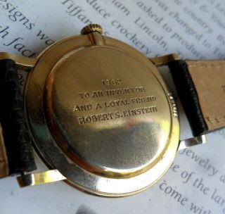 Solid 14k Gold Men ' s 1960 ' s Men ' s Vintage Tiffany & Co.  Swiss Mechanical Watch 4