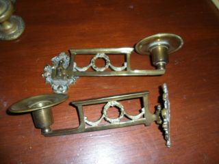 Brass Candle Sconces - Vintage/antique - Wall Mounted