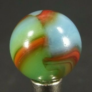 Rare Peltier Flaming Dragon / Spiderman Hybrid Marble Estate Vintage Look