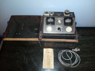 Vintage Ra - 30 - A7 Auricon Hollywood Amplifier With Cable And Case