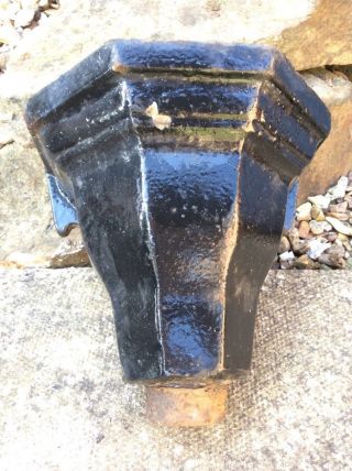 Vintage Rain Water Hopper,  Victorian Cast Iron,  Ideal Planter