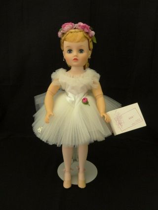 Vintage Madame Alexander 15 - In.  Elise Ballerina Doll,  Tagged/all,  " Nib "