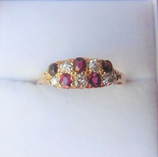 Edwardian Ruby And Diamond Ring - 18ct.
