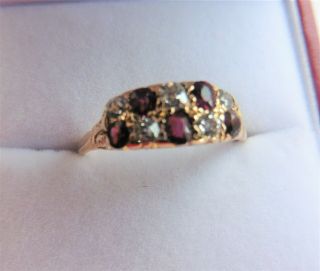Edwardian Ruby And Diamond Ring - 18ct. 8
