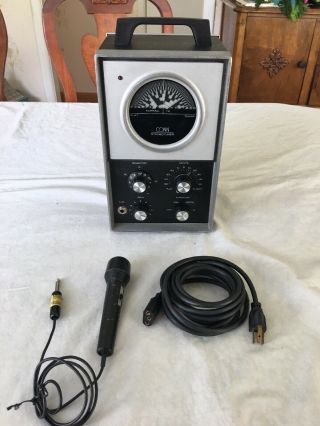 Vintage Conn ST - 11 Strobotuner With Sanyo Microphone Power Cord 3