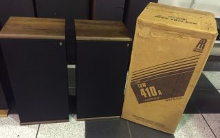 Acoustic Research Tsw - 410a Vintage Audiophile Loudspeakers Brand Rare