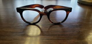 Vintage Tart Optical Fdr Eyeglasses Demi Amber 48 - 24 Ote
