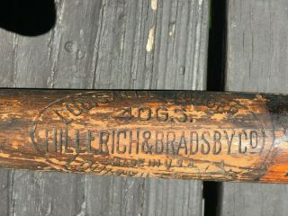 Antique Vintage Louisville Slugger George Sisler 40 Gs Bat.  Hof
