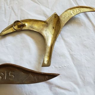 Vintage Mid Century Modern Brass Flying Birds Wall Hanging Art 4