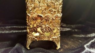 Antique Gold Brass Victorian Spray Perfume Bottle Atomizer 3