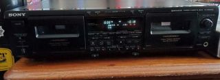 Sony Tc - We805s Dual Tape Deck W/pitch Control.  Very Rare Vintage