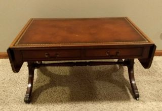 Hekman Vintage Storage Coffee Table In Copley With Hinged Sides