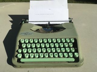 Vintage 1958 Hermes “rocket” Portable Typewriter,  Great