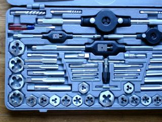 Vintage Craftsman Kromedge 59pc METRIC Mechanic ' s Tap & Die Set 9 - 52096 4