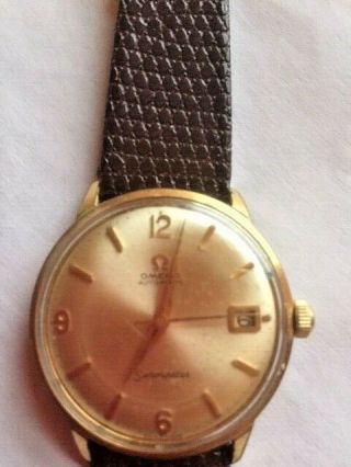 Omega Seamaster With Date Mens Watch