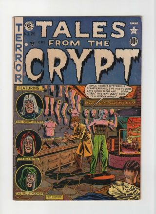 Tales From The Crypt 25 Fn,  6.  5 Vintage Ec Comic Horror Old Witch Vault - Keeper