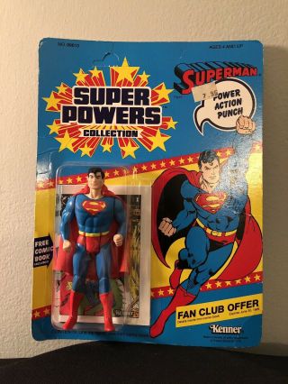 Rare Vintage Kenner Powers Superman 1985 Wow