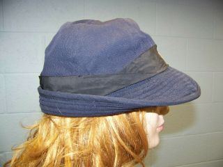 WWII U.  S.  Navy WAVE W.  A.  V.  E.  S.  Womans Female Ladys Enlisted Floppy Hat 2