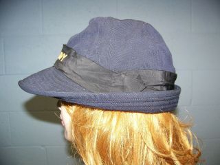 WWII U.  S.  Navy WAVE W.  A.  V.  E.  S.  Womans Female Ladys Enlisted Floppy Hat 4