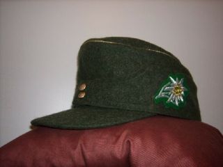 Rare Ww2 Wwii Wh Mountaineer Mountain General Ditl Officer Uniform M43 Cap Hat