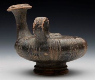 Ancient Greek Apulian Blackware Guttos 5th – 3rd C.  Bc