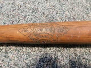 Vintage Spalding 200 Autograph Baseball Bat Frank Lefty Odoul Yankees Phillies