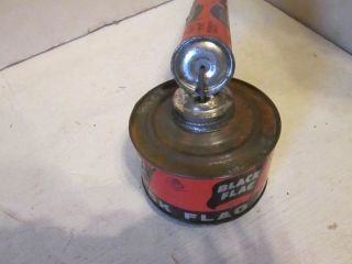 Vintage Black Flag All Purpose Bug Pump Sprayer 1 Pint Boyle - Midway Inc.  Tin Can 4