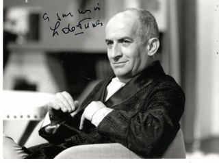 French Actor,  Comedian Louis De Funes,  Signed Vintage Photo.  5x7