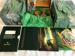 Rolex Submariner Vintage Boxset Complete W/ Booklets,  Tags,  Anchor 100 Authentic