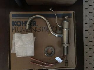 Kohler K - 168 - Bn Antique Single Hole Kitchen Sink Faucet W/ Lever Handle