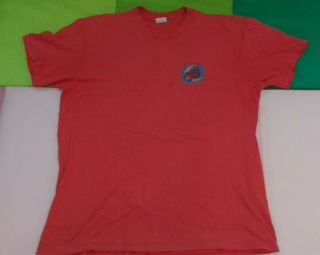 True Vintage 80s Santa Cruz Skateboards T - Shirt Mens Size Xl Skate Red Moon Tee