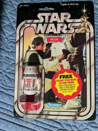 Vintage 1979 Kenner Star Wars R5 - D4 Anh 21 Back - C Afa?