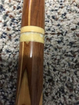 Vtg Pool Cue/Stick Ron Daniels Twisted Turtle Early 2003 Prototype 18.  5 oz 57.  5 