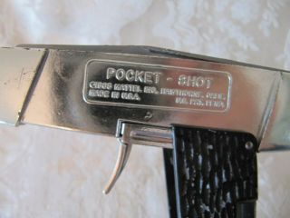 Mattel Agent Zero M Pocket Shot Pocket Knife Toy Cap Shooting Pistol 1960s 3