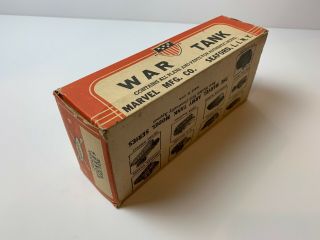 Vintage WAR TANK Construction Wood/paper Kit by Marvel Canadian Vickers USA 4