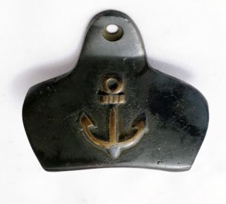 Unique Maritime Solid Brass Wall Mount Bottle Opener Anchor Navy Yacht Marine