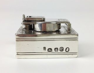 Fine Antique Georgian Silver Travel Inkwell - Henry Tippen - Pen Desk Miniature 4