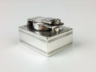 Fine Antique Georgian Silver Travel Inkwell - Henry Tippen - Pen Desk Miniature 6