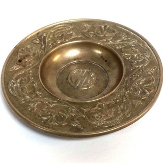 Vintage Bronze Chinese Plate,  Ring Bowl,  Ash Tray